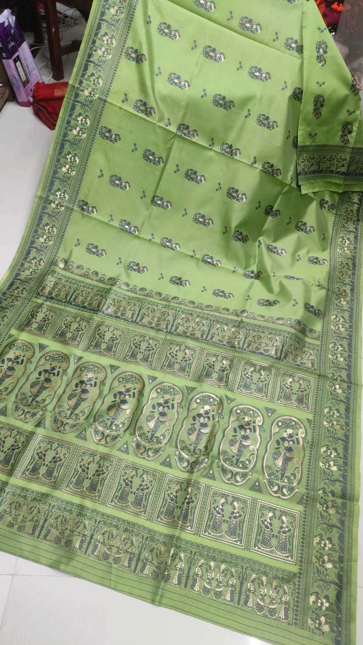 Woven Silk Baluchuri Saree (Not Pure)