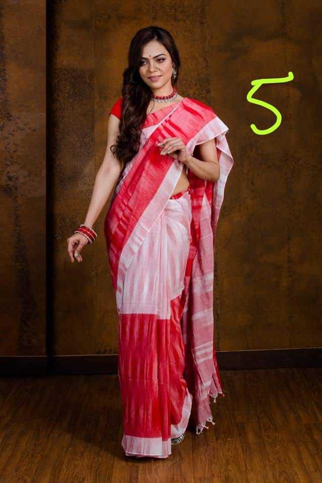 White. Tiedie Saree