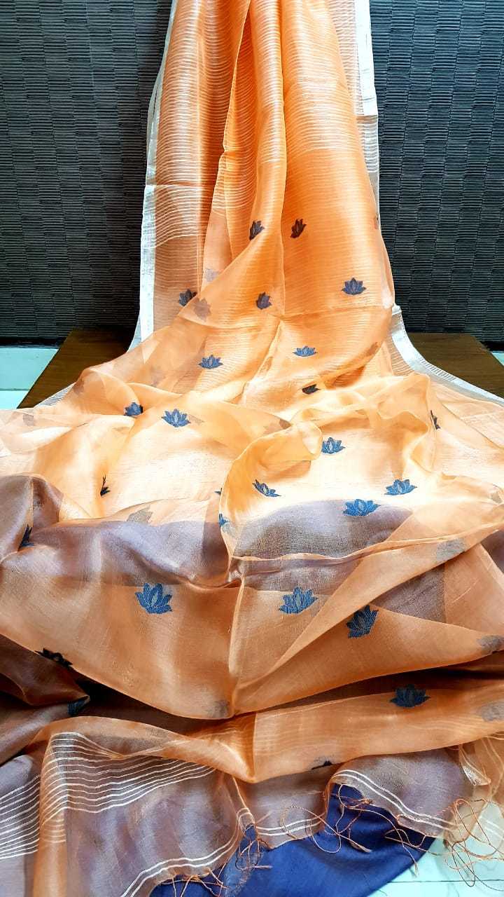 Woven Matka Muslin Jamdani Saree