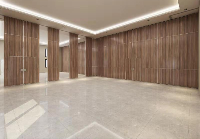 Acoustic Operable Partition - T-6063 Aluminium, Height Range 3000-12000 Mm, Customizable Color | Sound Insulation 53-65 Db, Fire Proof, No Floor Track Required, Easy To Operate, Flexible Usage, Premium Finish Options