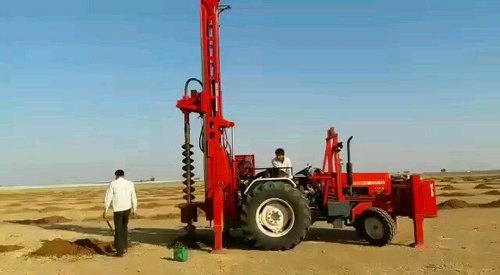 सेमी-ऑटोमैटिक पोल होल ऑगर ड्रिलिंग रिग