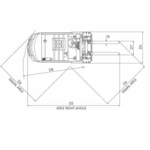 Voltas Dvx 30 Fc Diesel Forklift Truck Dimension(l*w*h): 45x125x1070 Mm (T X W X L) Millimeter (Mm)