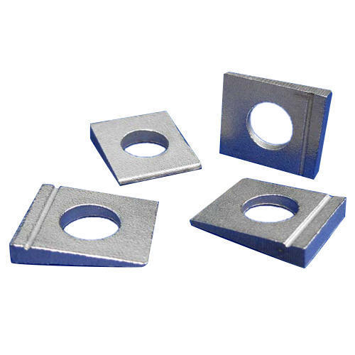 Taper Washer - Square Shape, Non-corrosive Coating | Excellent Impact Strength, Smooth Edges For Fastening Applications