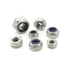 Nylock Nut - Stainless Steel, Customizable Dimensions | Rust Resistant, Excellent Finish, Exact Dimensions, Quality Checked