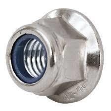 Nylock Nut - Stainless Steel, Customizable Dimensions | Rust Resistant, Excellent Finish, Exact Dimensions, Quality Checked