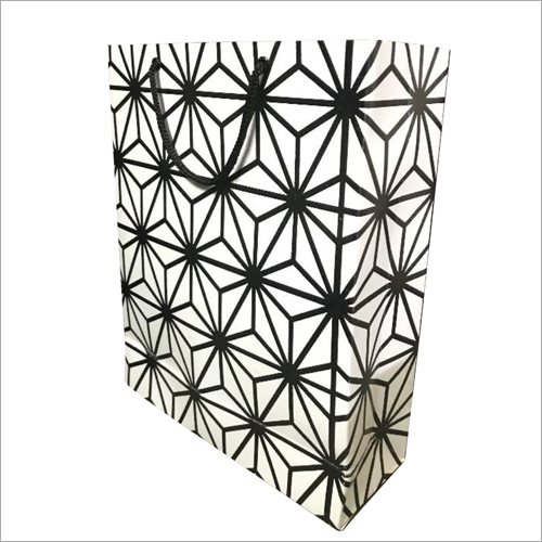 Loop Handle Duplex Paper Bag - Recyclable, Custom Size Available | Flexiloop Handle, Printed Design Options in Various Colors, Custom Patterns