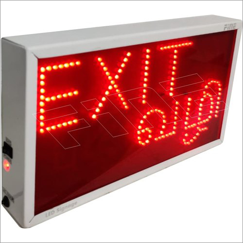Exit Vali Led Sign Light - Voltage: 220 Volt (V)