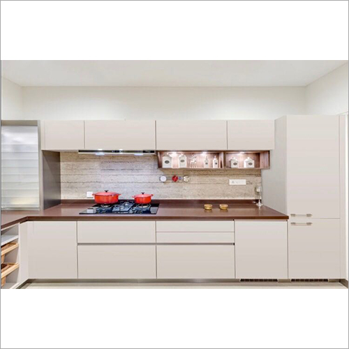 Modular Kitchen Furniture - Solid Wood, Available in Various Sizes and Finishes | Innovative Designs, Exotic Aesthetic, Corrosion Resistant