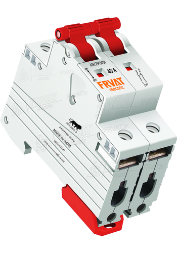 Double Pole Isolator MCB Switch - PBT Material, Rated Current 40A, 240-415V | Durable, Low Maintenance, Automatic Tripping, Easy Installation