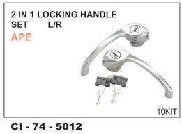 2 इन 1 लॉकिंग हैंडल सेट L/r एप व्हीकल टाइप: 4 व्हीलर
