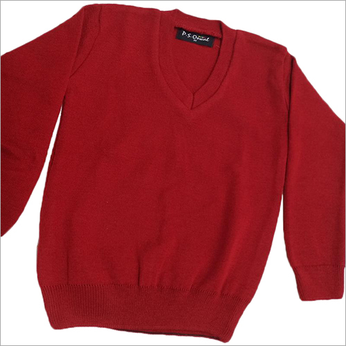 V Neck School Uniform Sweater