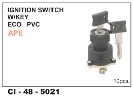 Ignition Switch w/Key Eco Ape - Vehicle Type: 4 Wheeler, Warranty Included | Reliable Performance for Enhanced Vehicle Security