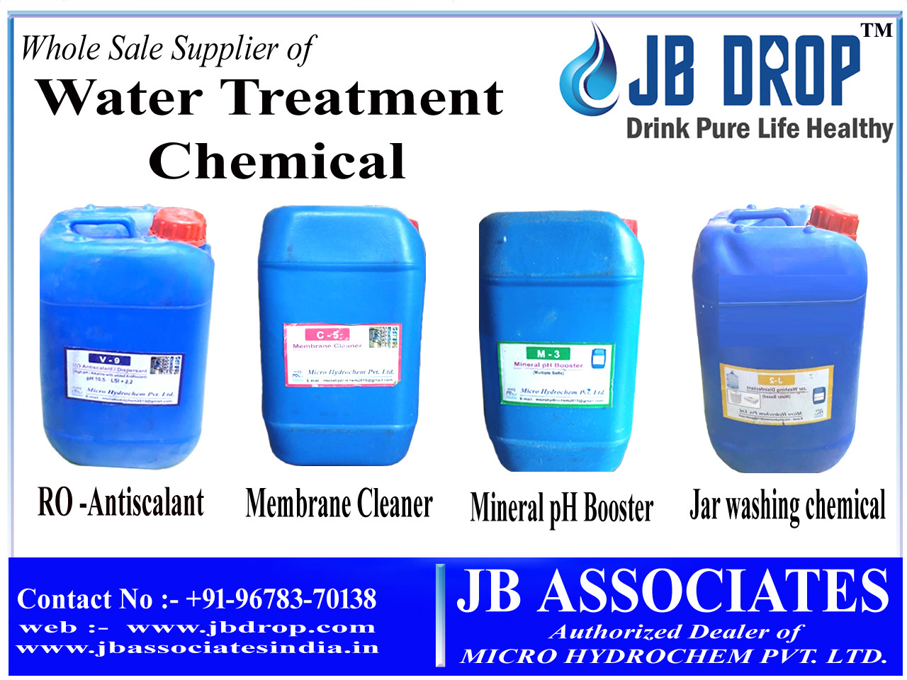 Membrane Cleaner Application: Drinking Water Treatment