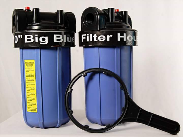 Big Blue Jumbo Filter Housing - 20 Inch Micron Sediment Filtration | Plastic Build, 1 Inch & 1.5 Inch Inlet/outlet Sizes