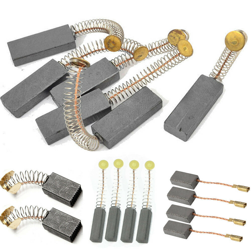 Carbon Brush - Carbon Material, Customizable Dimensions, 80-120v Dc Motor Application | Customizable Lead Length, Good Conductivity, Low Noise, Long Life, Stable Run