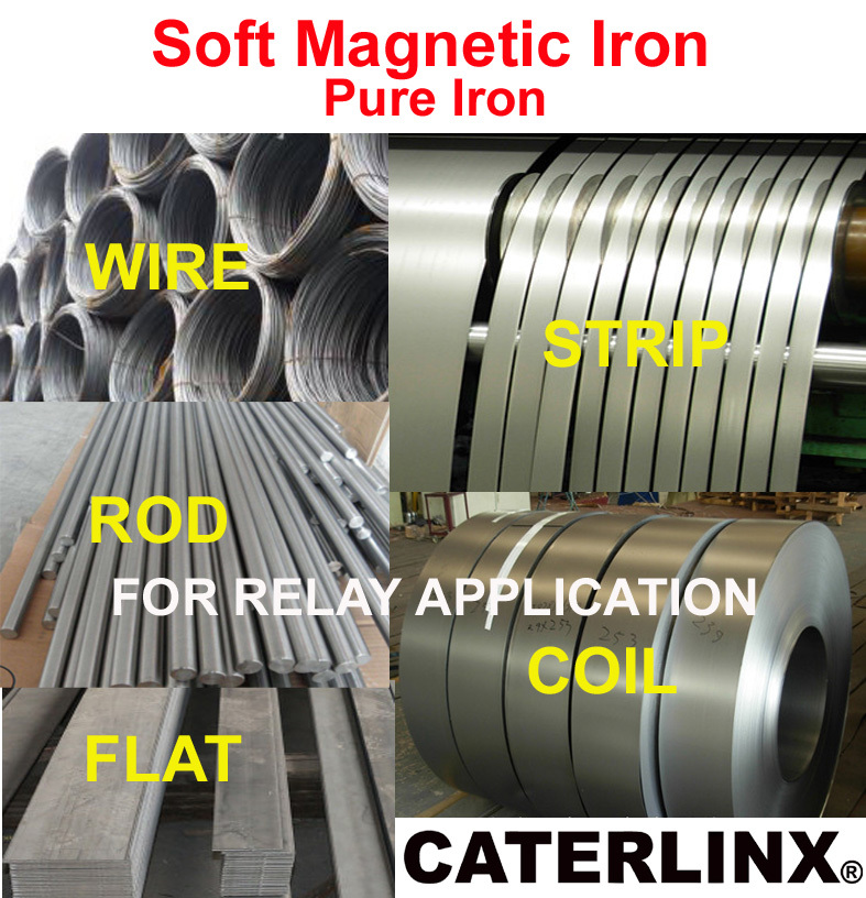 Soft Magnetic Iron Rod - Rfe 80 / Dt4 / Suyp Grade | Pure Iron, Ideal For Railway Signalling Relays