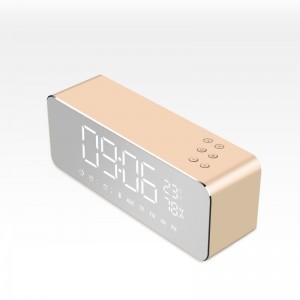 Metal Case Usb Radio/alarm Clock Bluetooth Speakers Dimension(l*w*h): 174*60*67mm Millimeter (Mm)