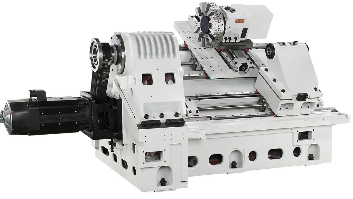 White Cnc Turning Machine