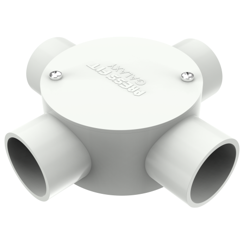 Pressfit Electrical Plastic Pvc Junction Boxes - Pvc Material, Size 19 To 25 Mm, Color Ivory, Smooth Surface, Corrosion Resistance, Wire Protection