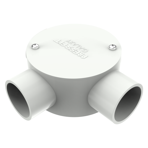 Pressfit Electrical Plastic Pvc Junction Boxes - Pvc Material, Size 19 To 25 Mm, Color Ivory, Smooth Surface, Corrosion Resistance, Wire Protection