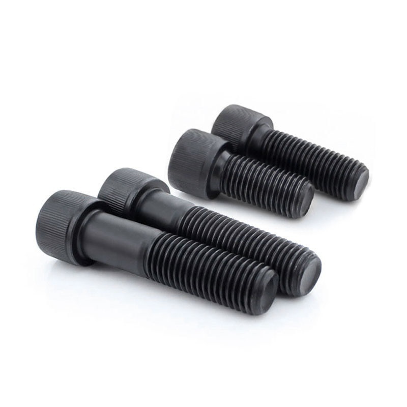 Allen Bolt - Din 912/iso 4762, Grade 12.9/8.8/10.9, Black Powder Coated, Round Head, Industrial Use, Available In Various Sizes