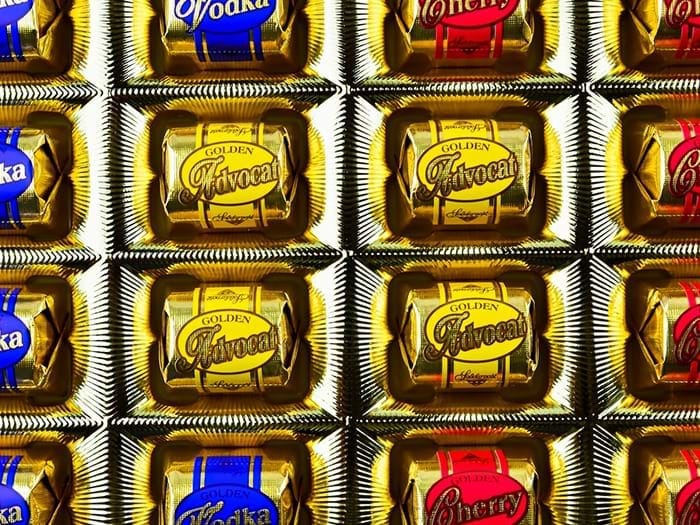 Gold Bopp Labels