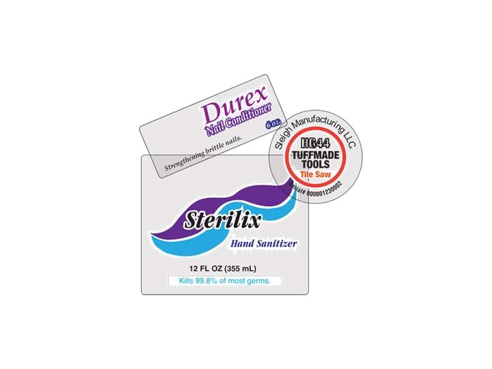 Size Strip Labels