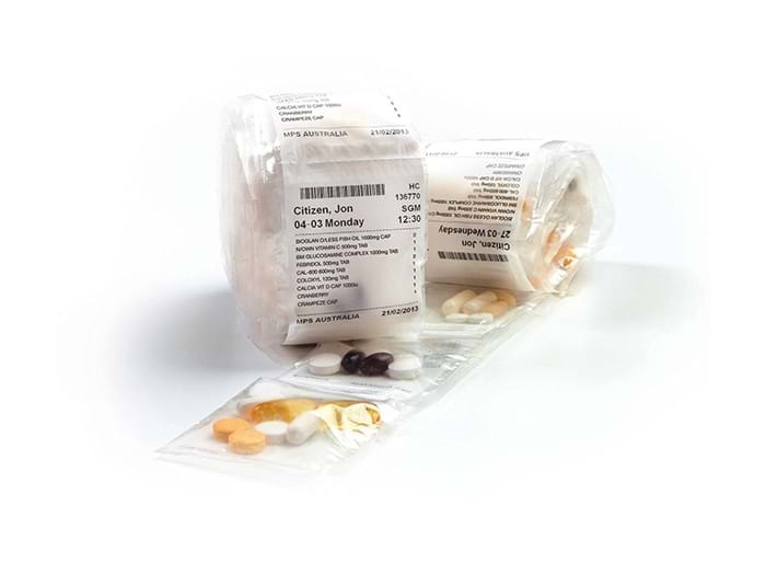 White Bopp Labels