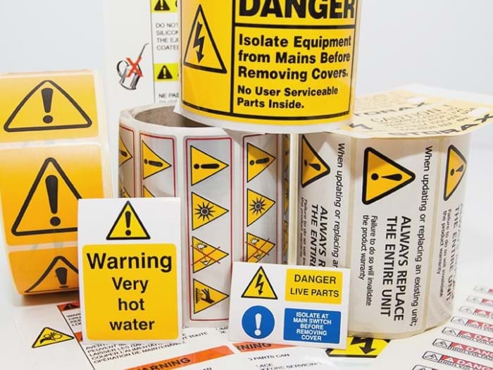 Industrial Product Labels