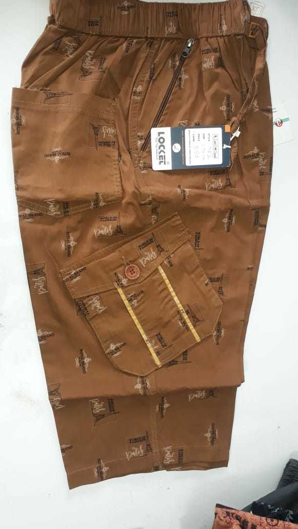 Washable Mens Printed Capris