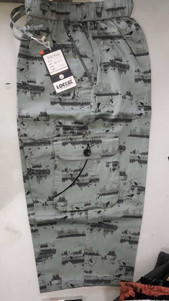 Washable Mens Printed Capris