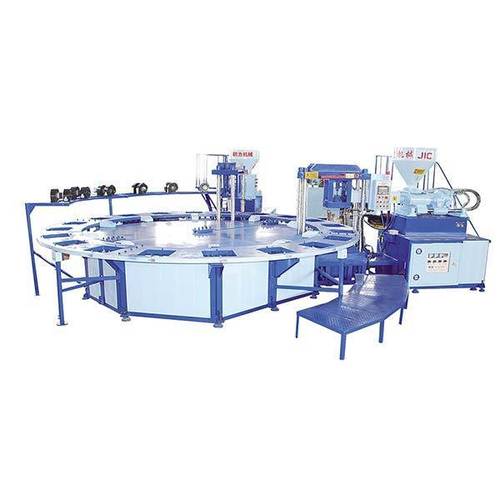 Jic720d Double Color Pvc Air Blowing Molding Machine