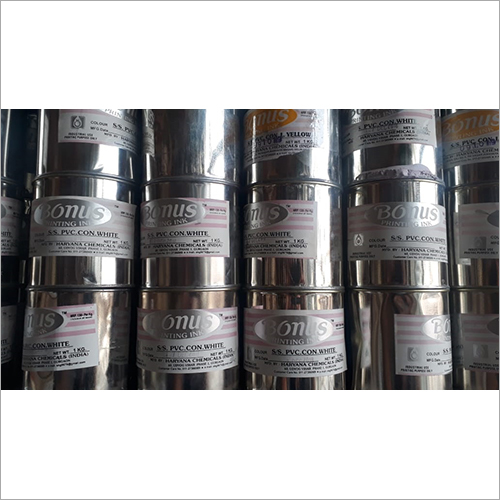 1 किग्रा एसएस पीवीसी कॉन व्हाइट स्क्रीन प्रिंटिंग इंक