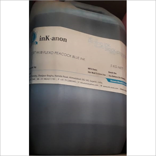 Flexo Peacock Blue Screen Printing Ink