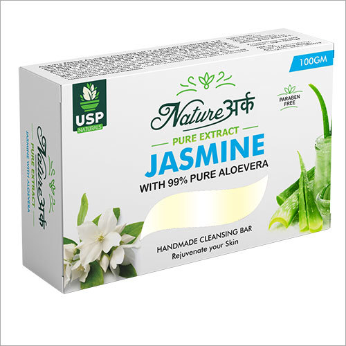 Jasmine Cleansing Soap - 99% Natural Moisture, Customized Size , Low Foam Formula for Gentle Skin Care