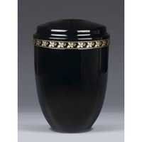 Shiny Black Wholesale Metal Cremation Urns