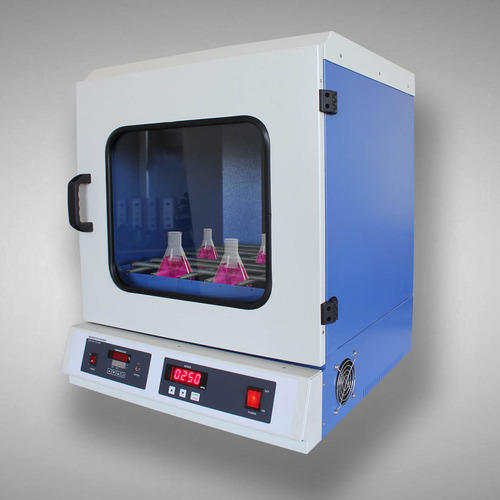 Incubator Orbital Shaker NNMC-INC-OS-16 - PID Digital Temperature Control, 30-250 RPM Orbital Motion, Dual Tray Platform 410mm x 365mm, 250ml x 16 Flask Holder