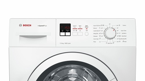 7 Kg Washing Machine - 60x60x85 Cm, White | Speed Plus 60-minute Cycles, Anti-vibration Side Panels, Variodrum Design, Eco Plus, Allergyplus Program, 10-year Motor Warranty