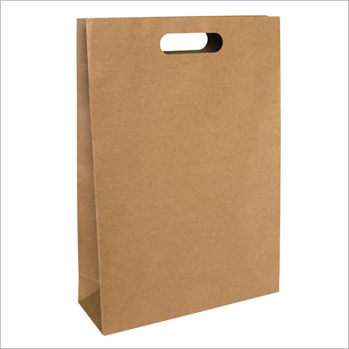 Brown D Cut Paper Bag