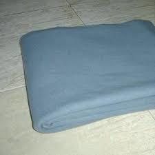 Air Force Blanket - Wool 80% + Polyamide 20% , 150x230 cm - Warm, Durable, Twill Pattern, Air Force Blue