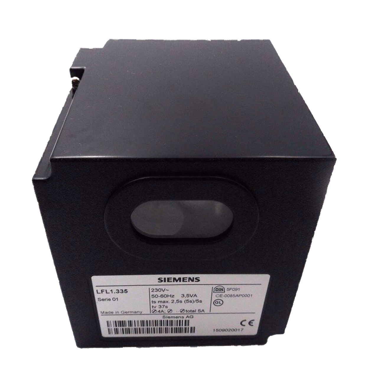 Gas Burner Controller - High Pressure, Metal Fire Tube Structure | New, Once Through, Industrial Usage, Black Color