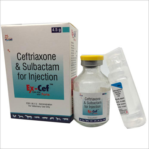 Liquid Ceftriaxone And Sulbactam For Injection