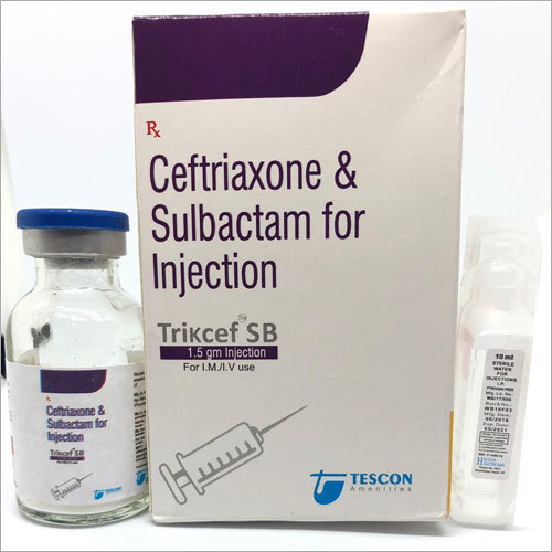 Liquid Ceftriaxone And Sulbactam For Injection Trikcef