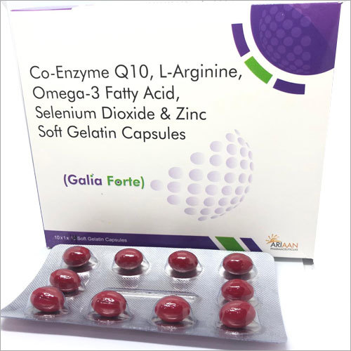 Co-Enzyme Q10 L-Arginine Omega-3 Capsule Recommended For: All