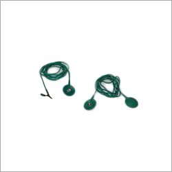 ESD Grounding Cords - PU Material, 1.5 to 2 Meters Length, Green Color - Features Two Banana Jacks, Snap & Meg Resistor, for ESD Workstations