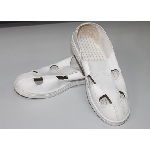 ESD Safe Shoes - PU Material, Size 6/7/8/9/10, White Color | Anti-Static, Waterproof, Oil Resistant, Low Ankle Design