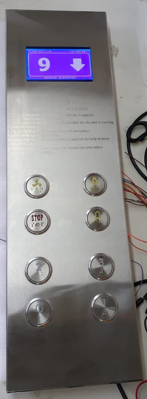 Car Operating Panel Base Material: Stainless Steel