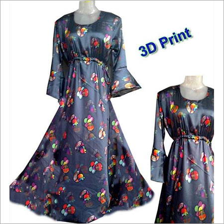 जापानी रेशम का गाउन