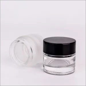 Any Color Is Available Based On Demands. Wholesale 10G Round Frosted Skincare Glass Jar For Eye Cream