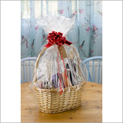 विकर गिफ्ट बास्केट डिजाइन: सादा